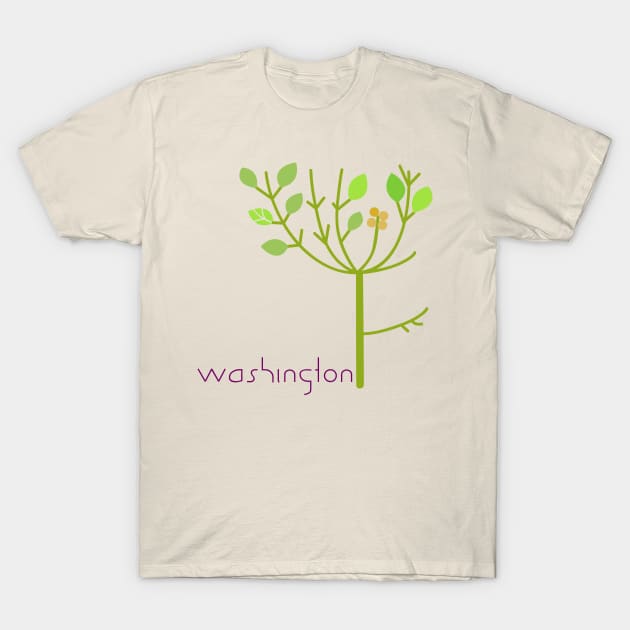 Washington Tree T-Shirt by TheDaintyTaurus